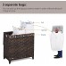 Large Laundry Hamper with Lid – 132L Wicker Laundry Basket with 3 Removable Bags, Handwoven Rattan Hamper with Handles, Divided Clothes Organizer for Bedroom, Bathroom, Laundry Room Model RXKE01 Large Laundry Hamper with Lid – 132L Wicker Laundry Basket with 3 Removable Bags, Handwoven Rattan Hamper with Handles, Divided Clothes Organizer for Bedroom, Bathroom, Laundry Room Model RXKE01